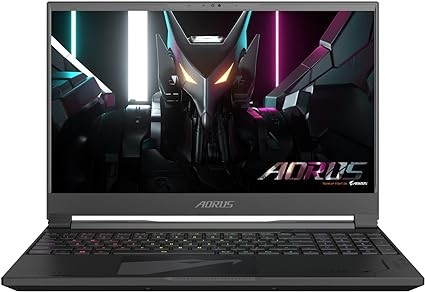 (Equipped with the latest RTX 4060 GPU) GIGABYTE AORUS 15X QHD 165Hz Gaming Notebook15.6 inch (English layout RTX 4060  i9-13980HX DDR5 16G, QHD 165Hz)