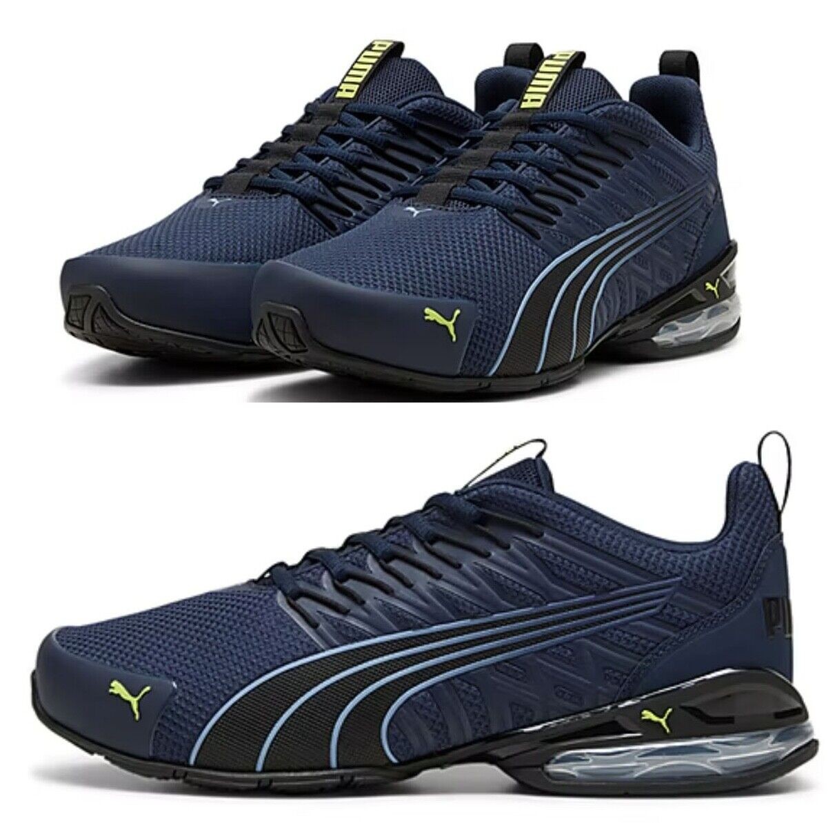 New PUMA Voltaic Casual Shoes athletic sneakers Mens navy volt all sizes